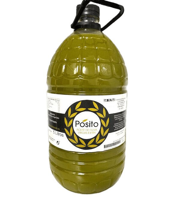 Aceite de oliva virgen extra sin filtrar de 5 litros